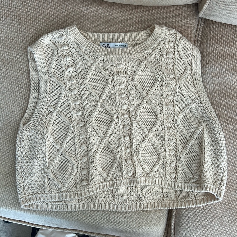 Zara sweater vest